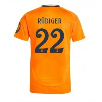 Real Madrid Antonio Rudiger #22 Vonkajší futbalový dres 2024-25 Krátky Rukáv